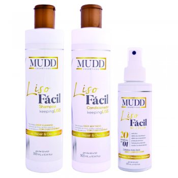 KIT LISO FACIL (Shampoo + Condiciondor + Spray) 300g